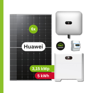 Fotovoltická zostava 3,15kWh s 5kwh batériou