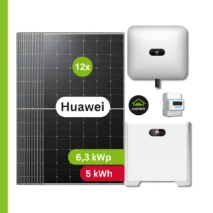 Fotovoltická zostava 6,3kWh s 5kwh batériou