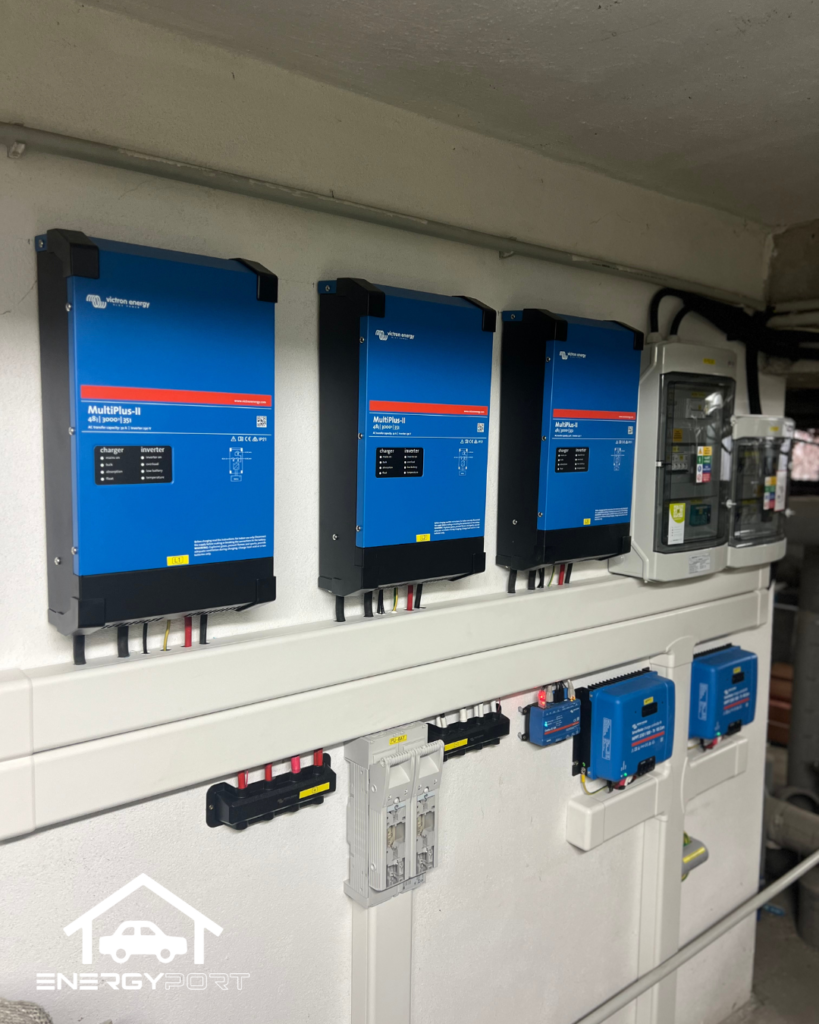 Fotovoltika SOŠ Nováky Victron záloha