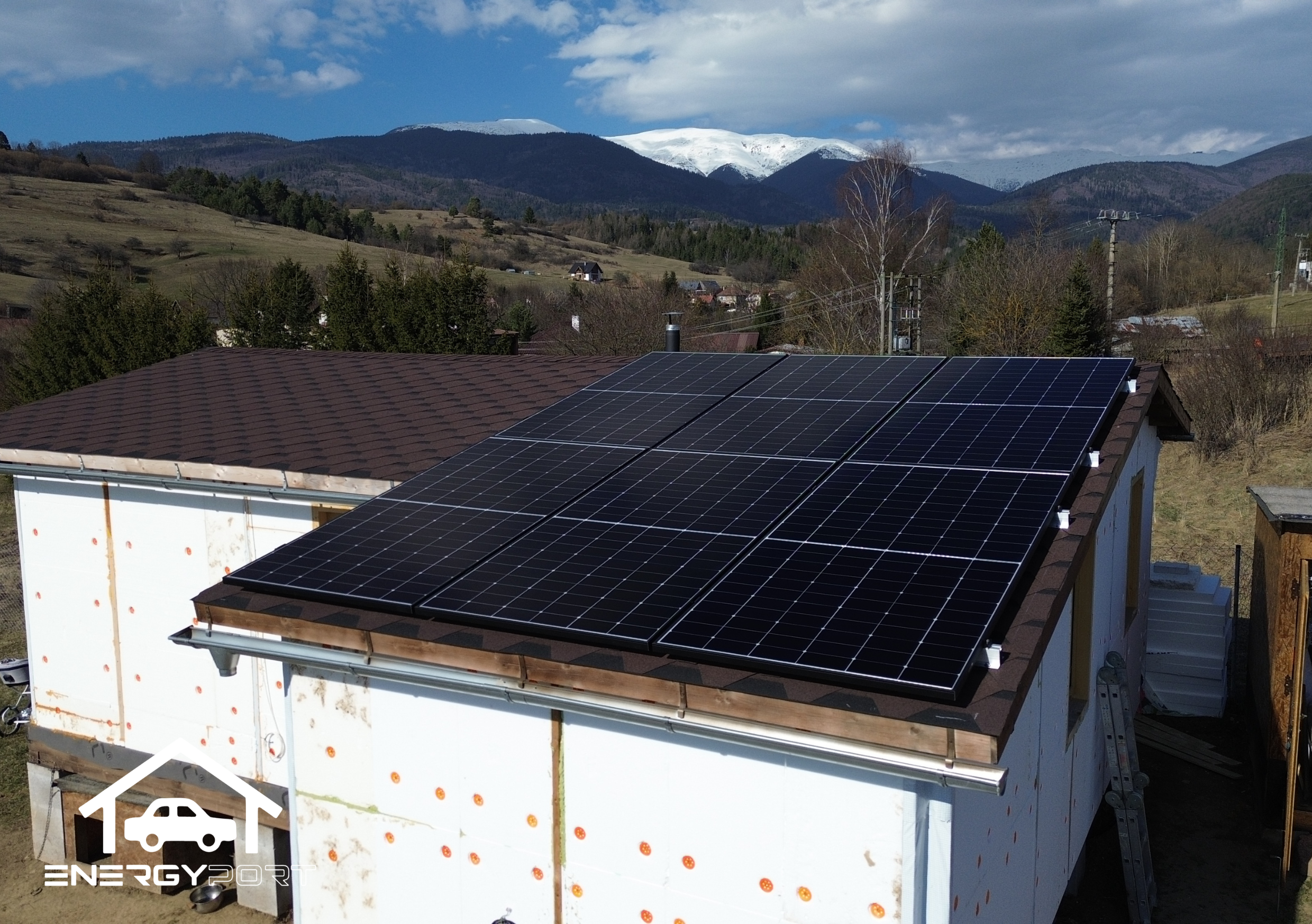 Fotovoltika na chatu Dolná Lehota 1